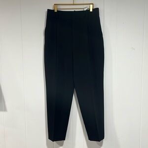 Zara pants women size L high waist pants black preppy office